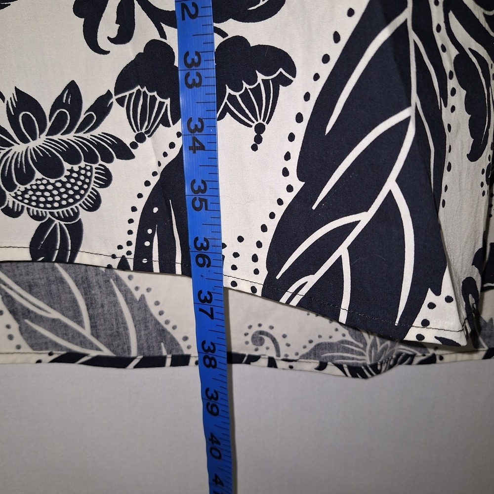 Cottagecore Romantic Resort Wear WHO WHAT WEAR Floral Dress S 100% Cotton Tiered - Picture 7 of 16